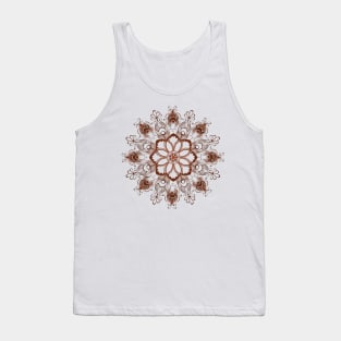 Mandala of Peacock Feathers Tank Top